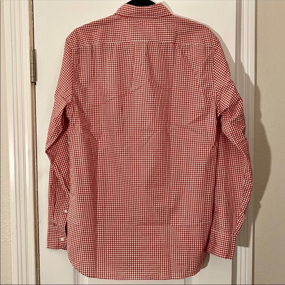 NEW J.Crew slim stretch gingham shirt (M) - Picture 4 of 5